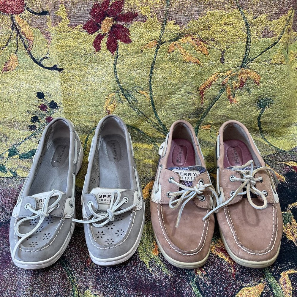 Sperry Boat Shoes, two pairs